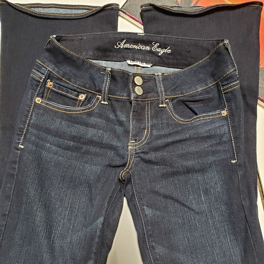 American Eagle Super Stetch Artist Flare Short